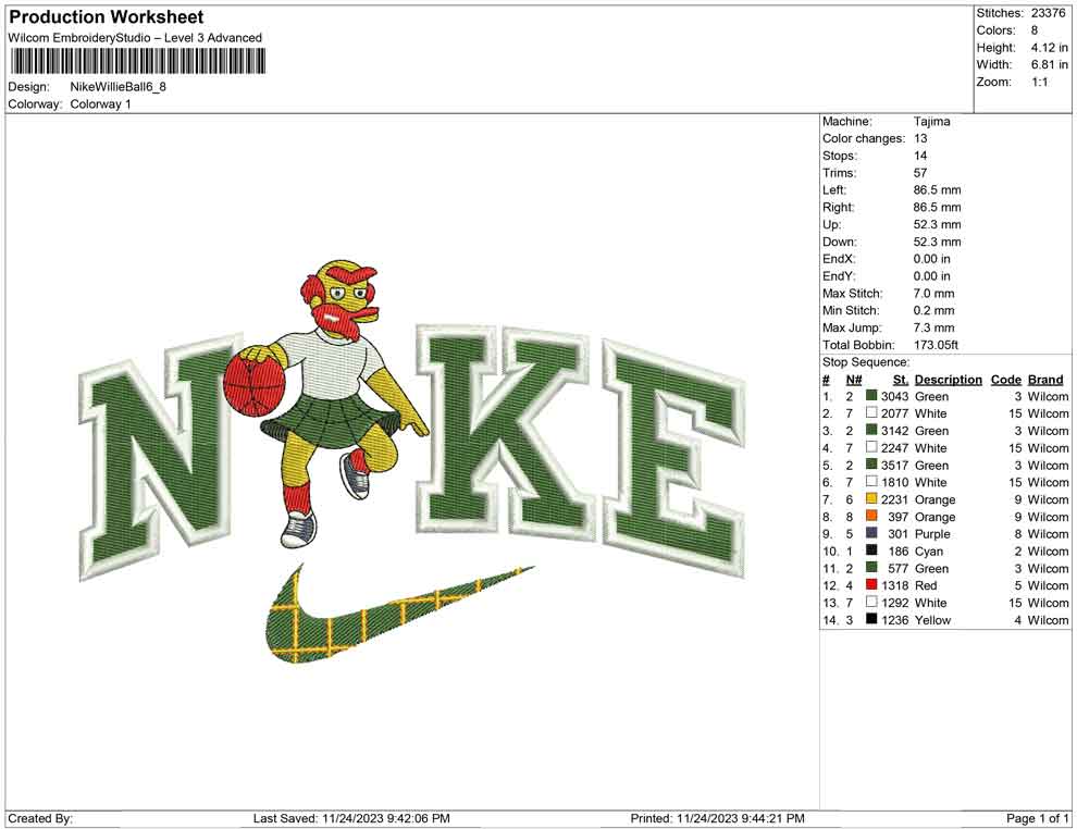 Nike willie ball