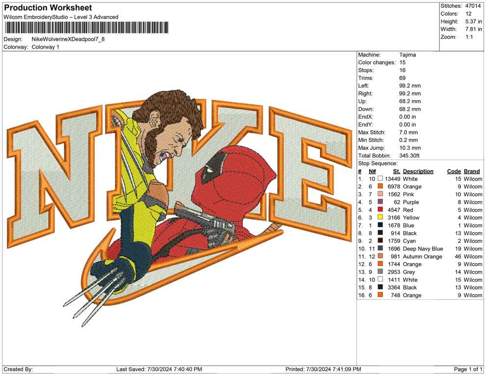 Nike Wolverine X Deadpool