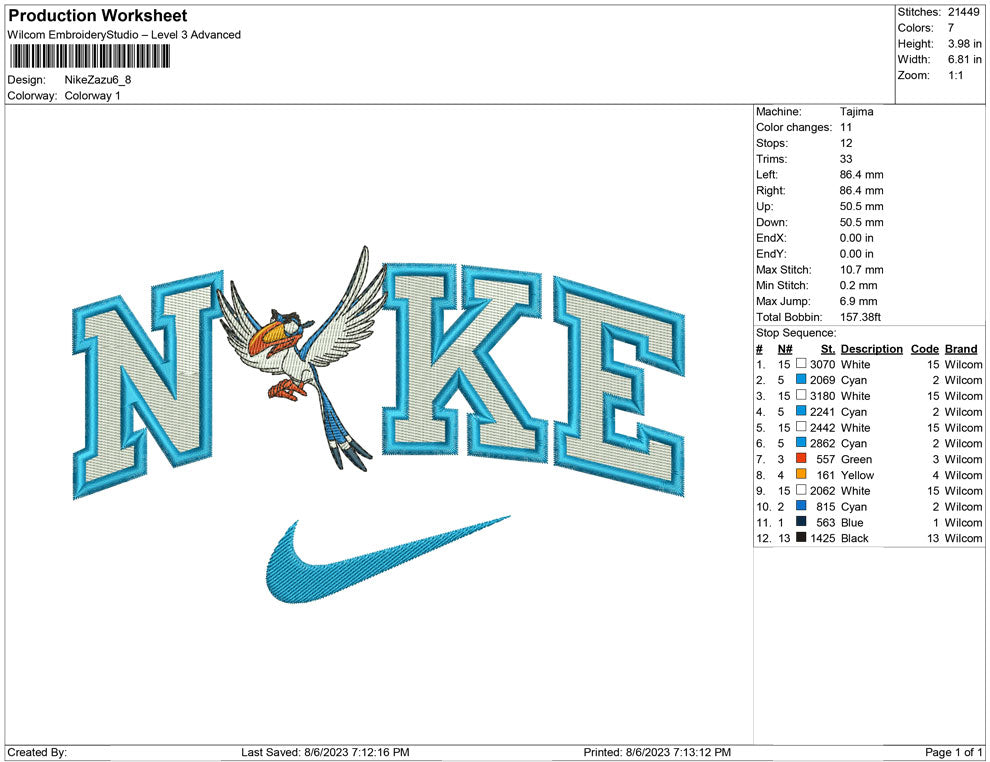 Nike Zazu
