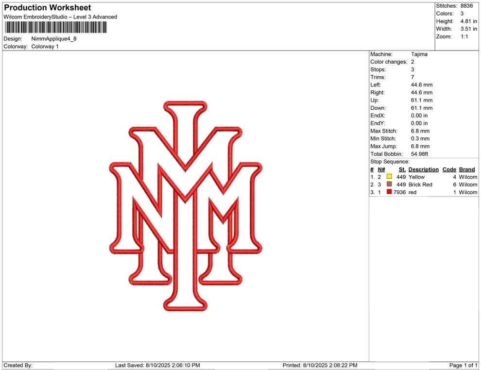 Nimm Applique
