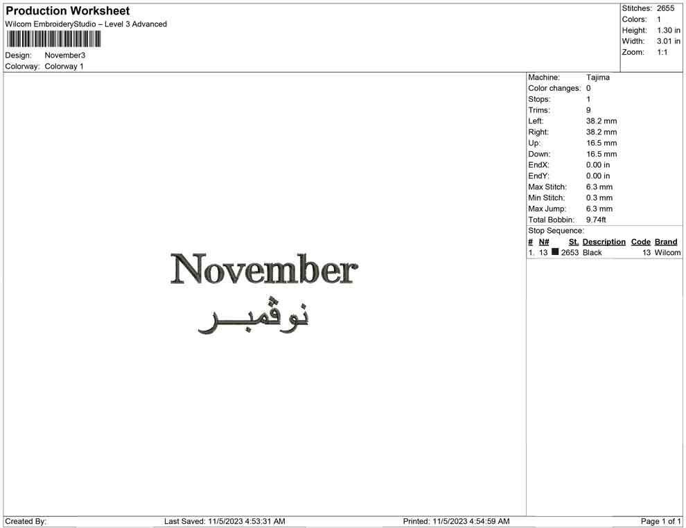 November