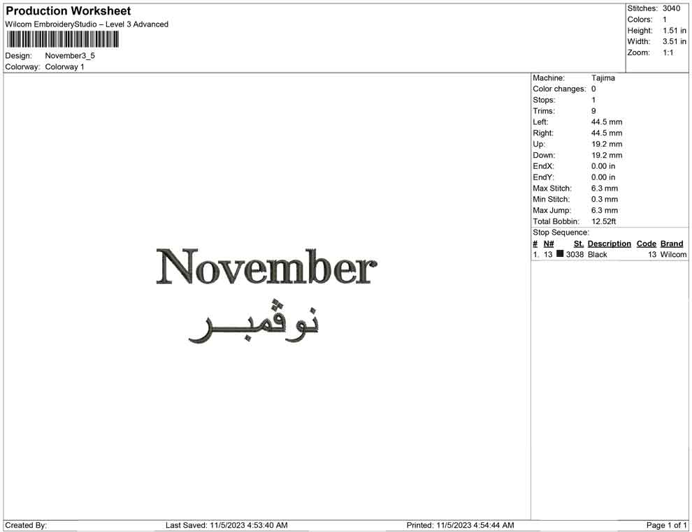 November