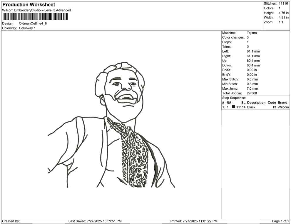 Oldman outline