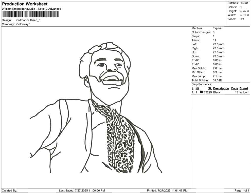 Oldman outline