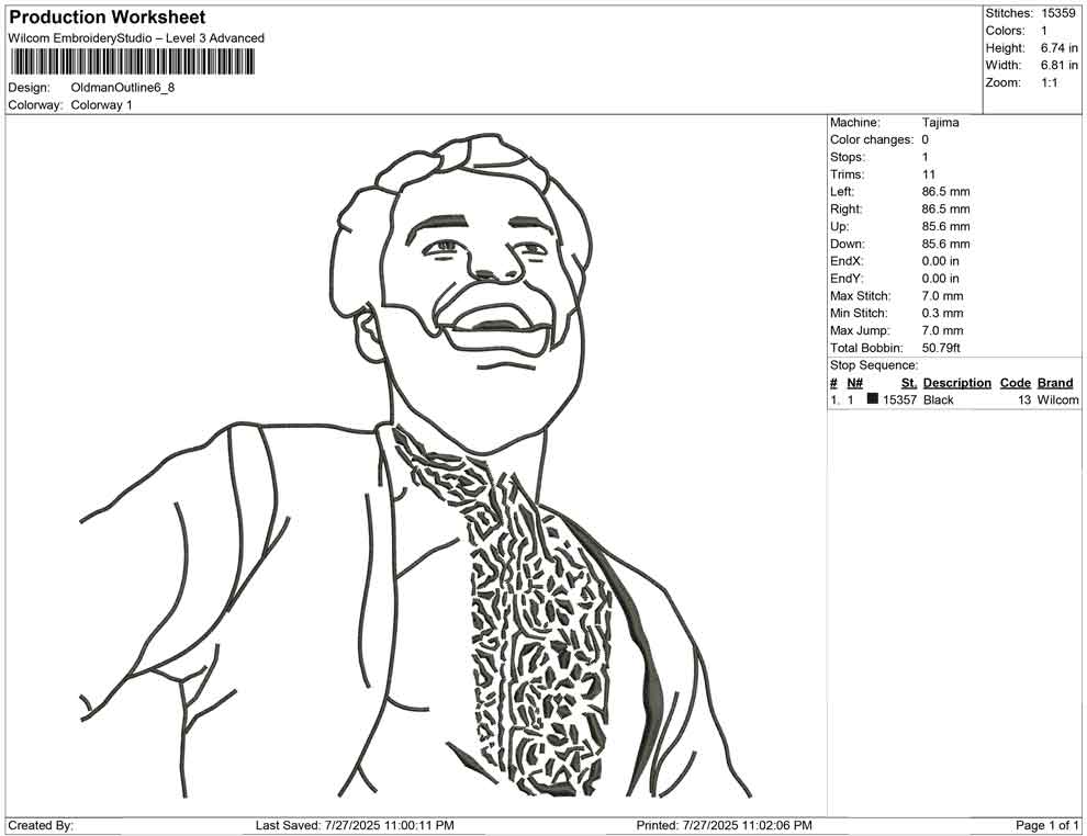 Oldman outline