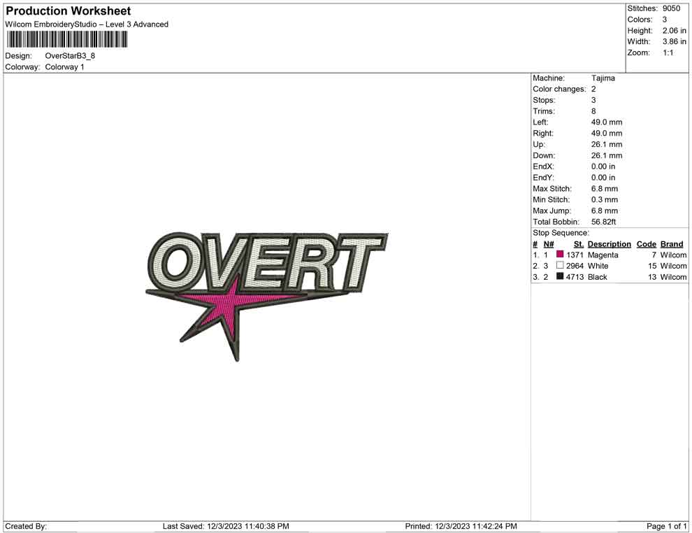 overt star B