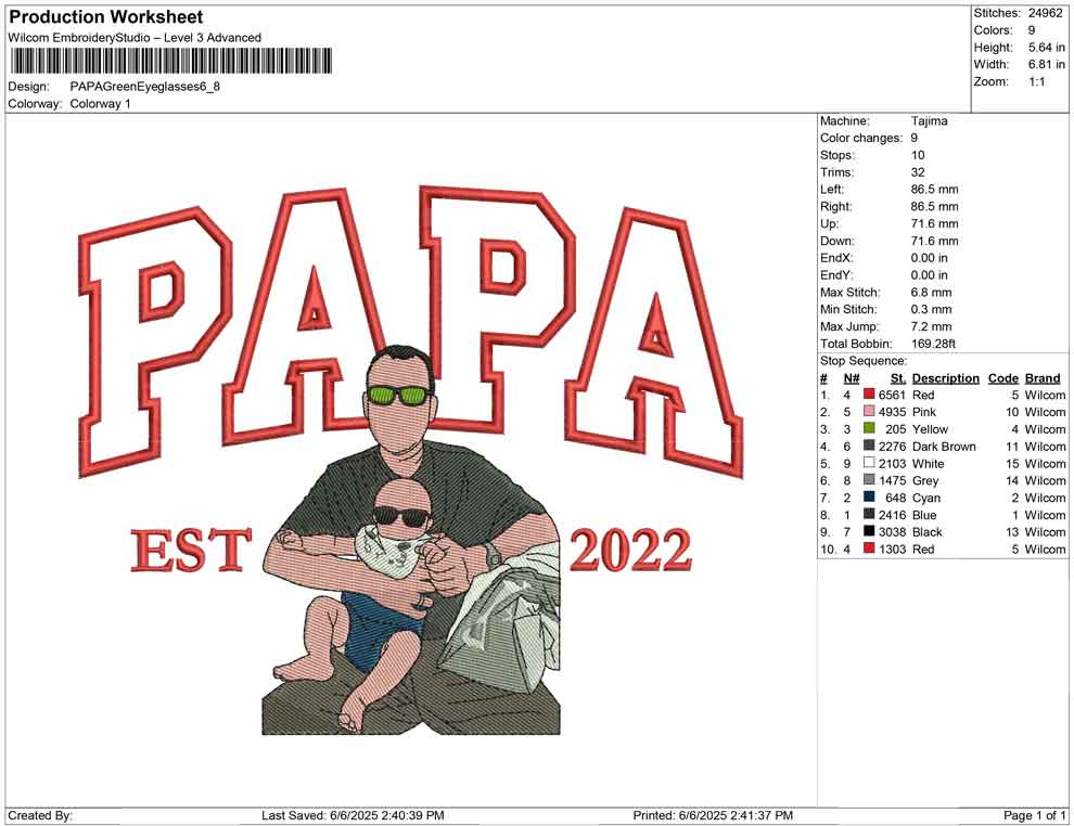 PAPA Green Eyeglasses