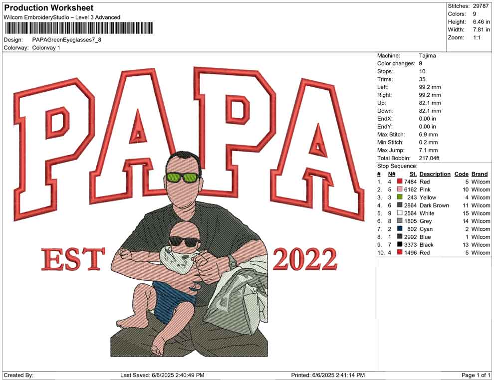 PAPA Green Eyeglasses