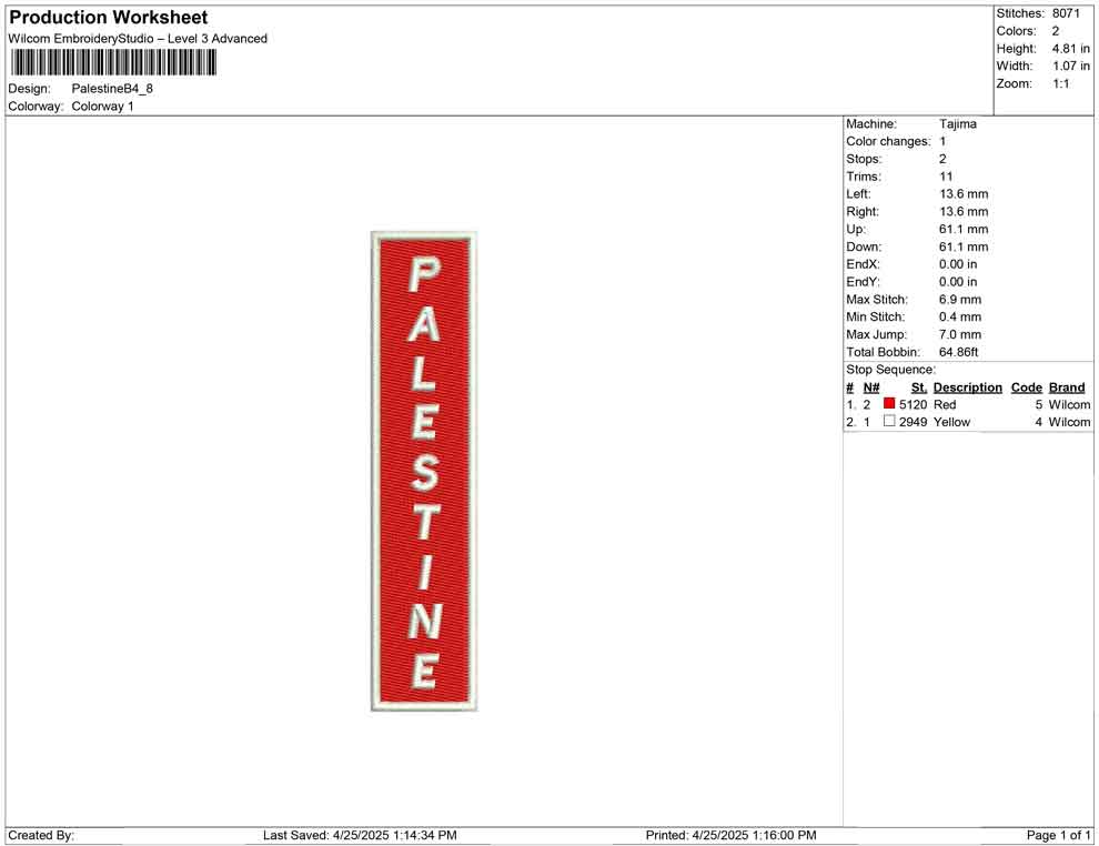 Palestine B