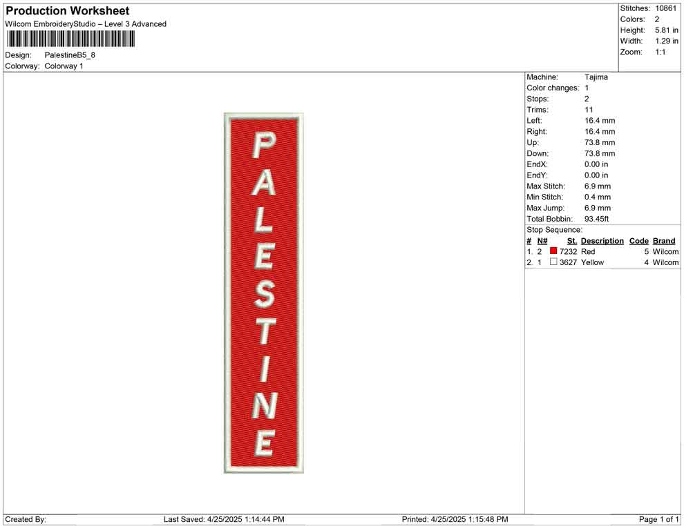 Palestine B