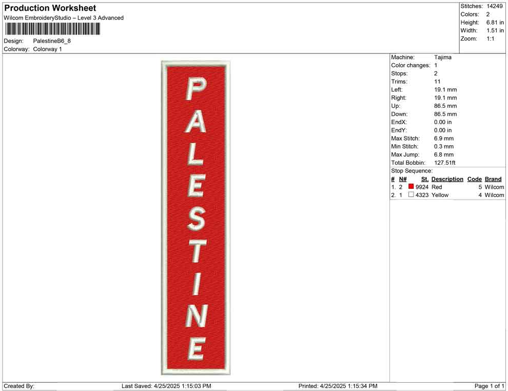 Palestine B
