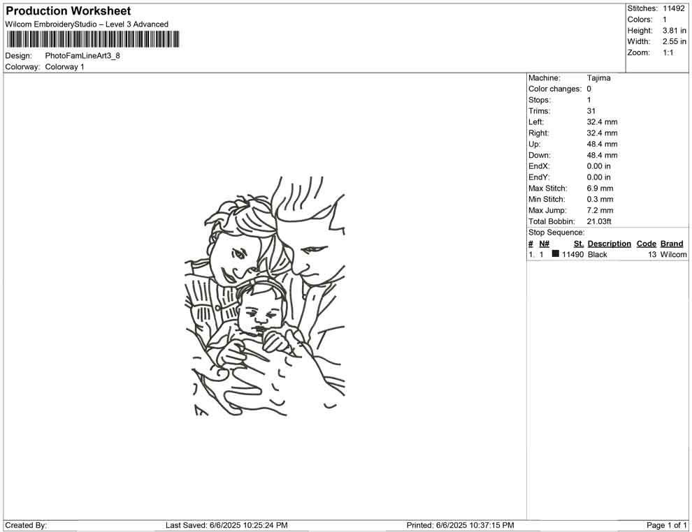 Photo Fam Line Art