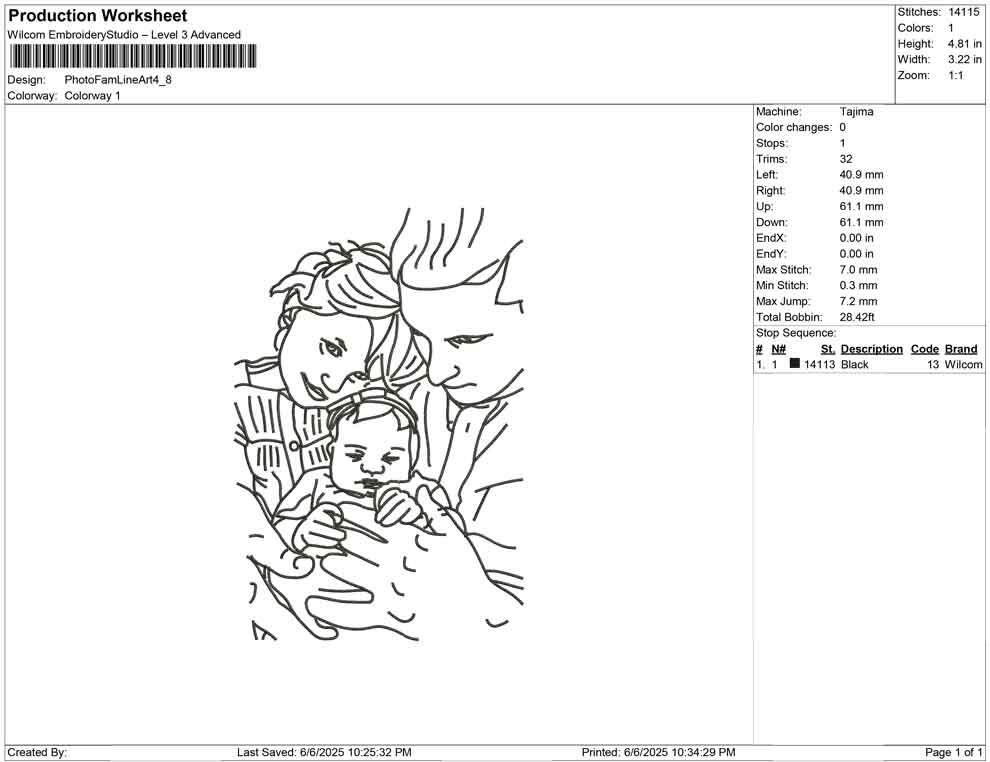 Photo Fam Line Art