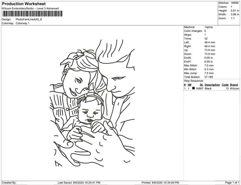 Photo Fam Line Art