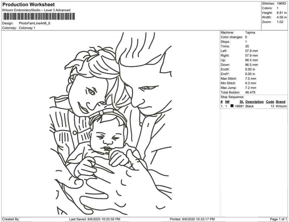 Photo Fam Line Art