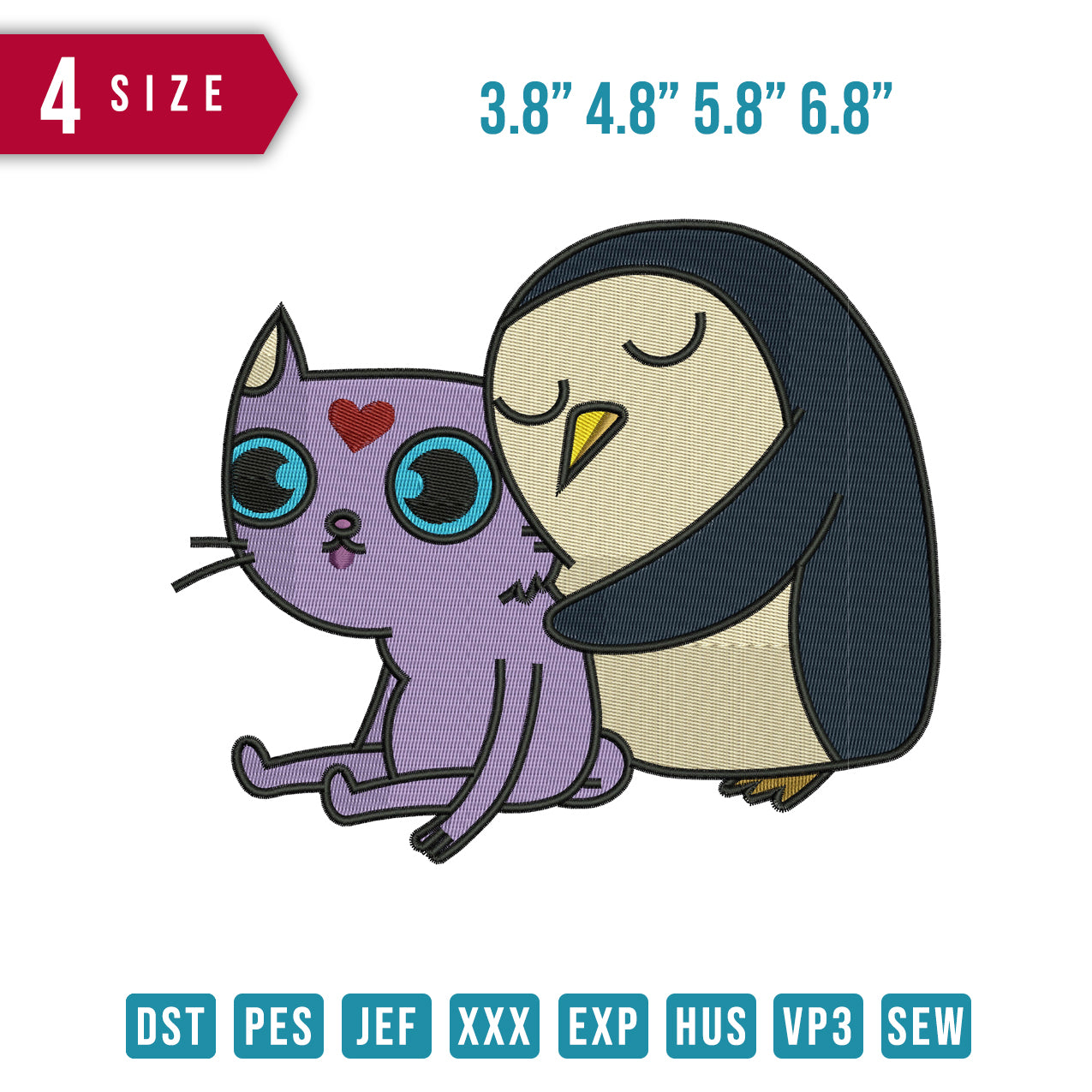 Pinguin And Cat