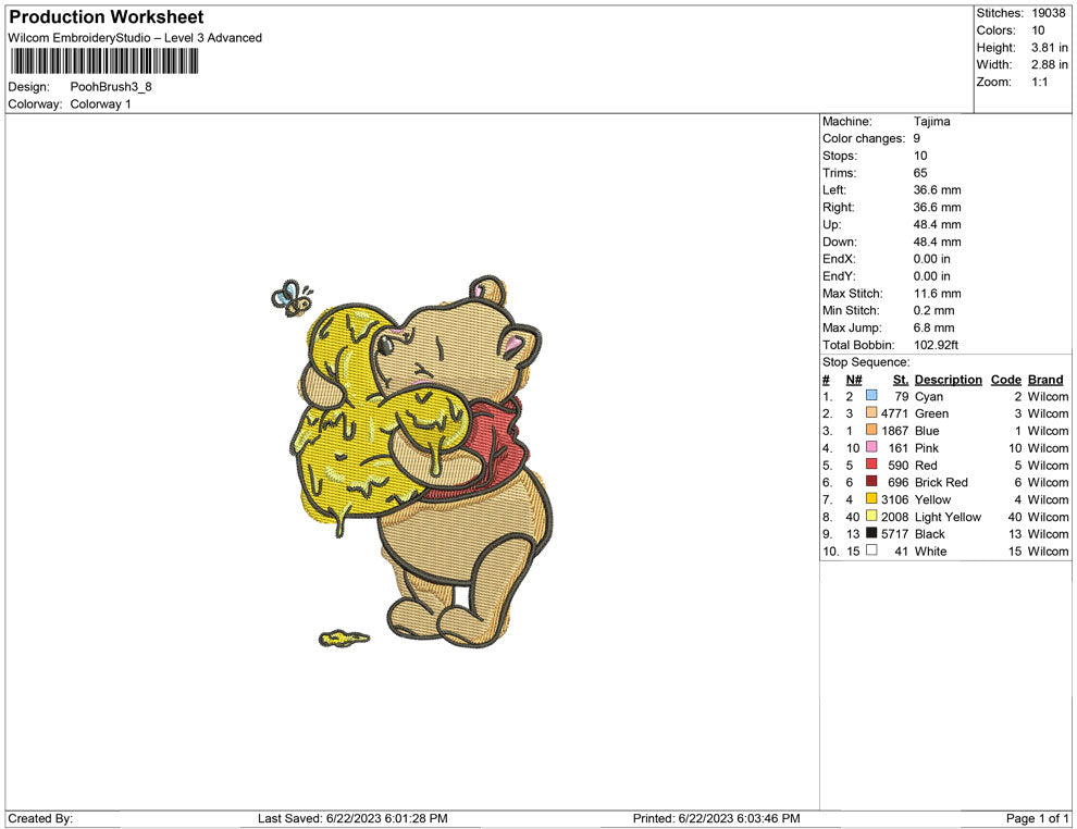 Pooh Brush