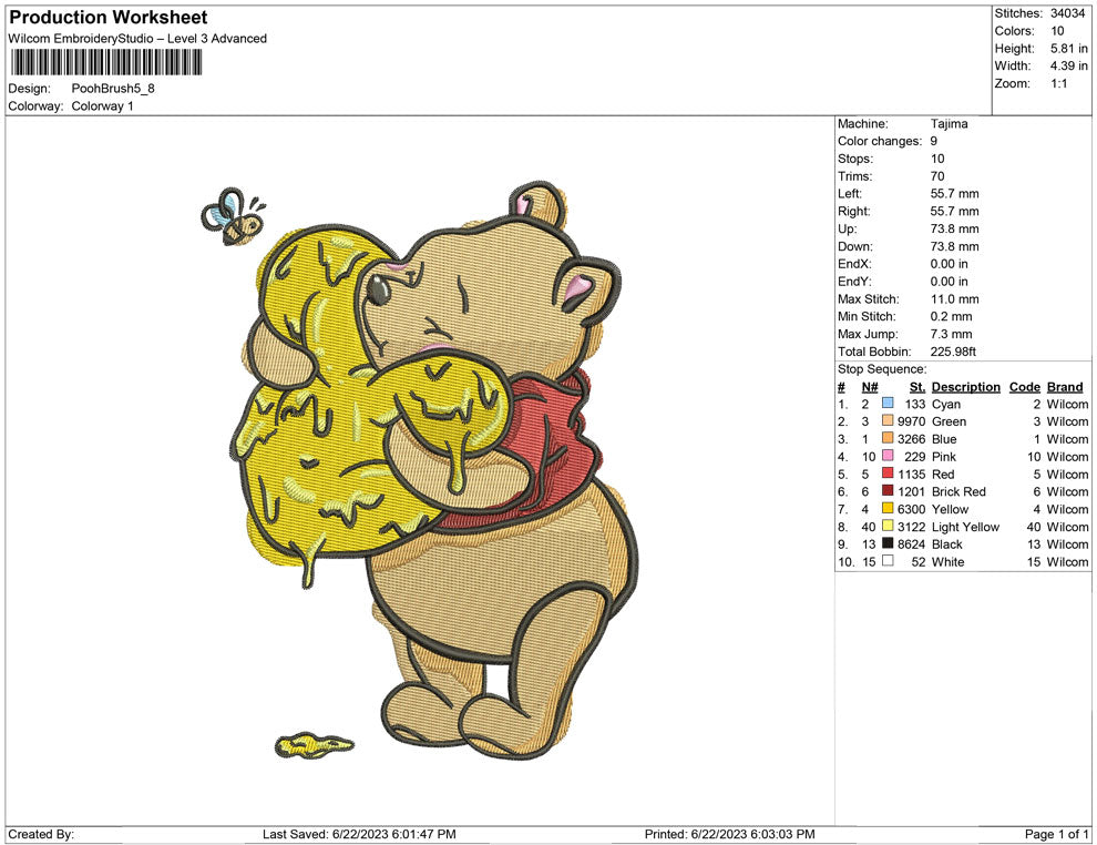 Pooh Brush