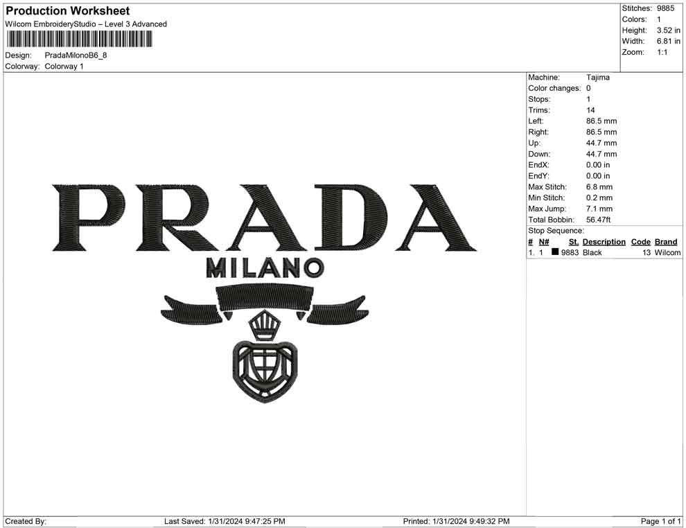 Prada Milano B