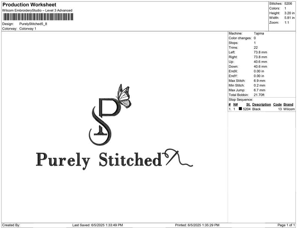 Purely Stitched