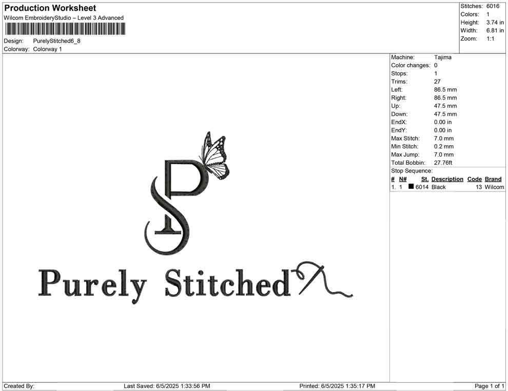 Purely Stitched