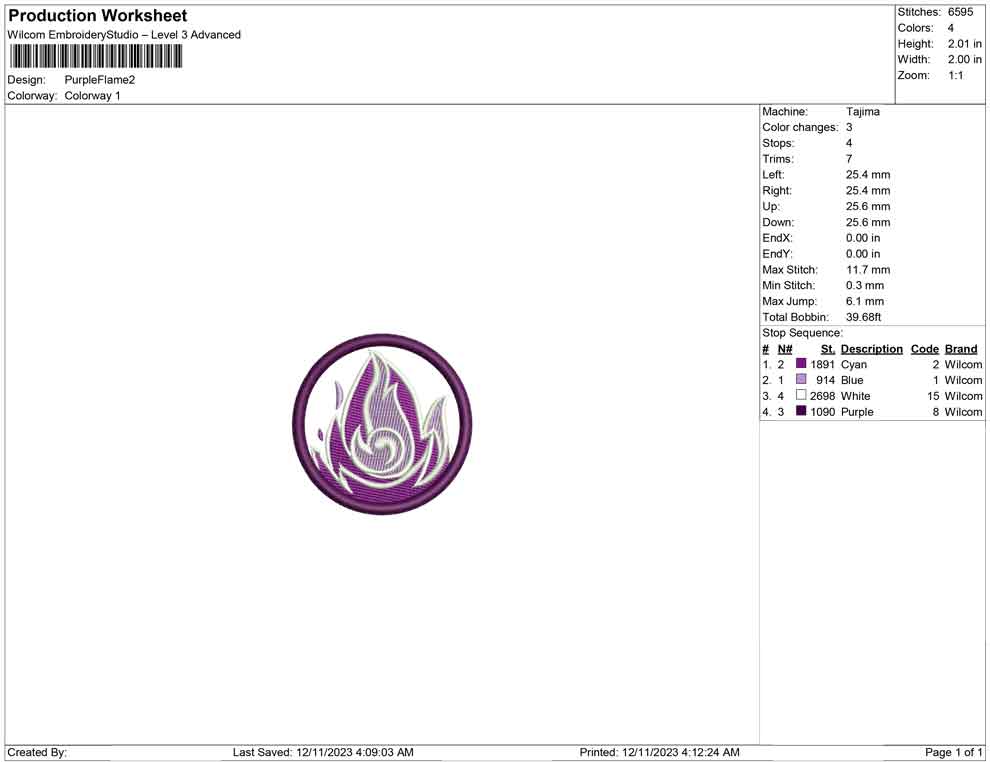 Purple Flame