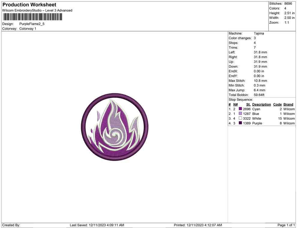 Purple Flame