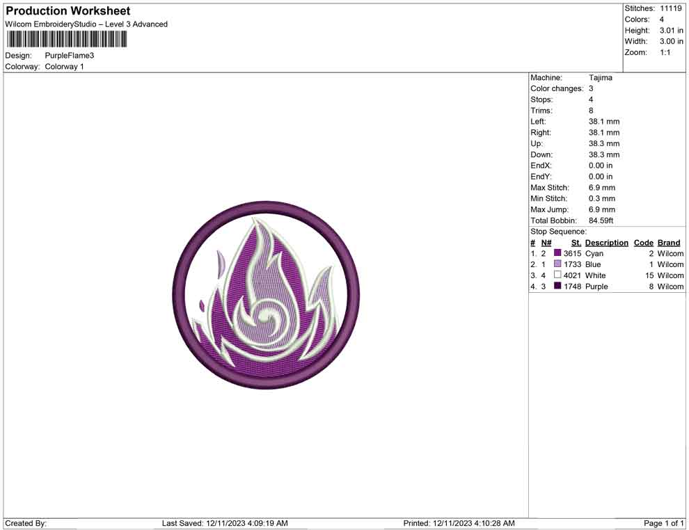 Purple Flame