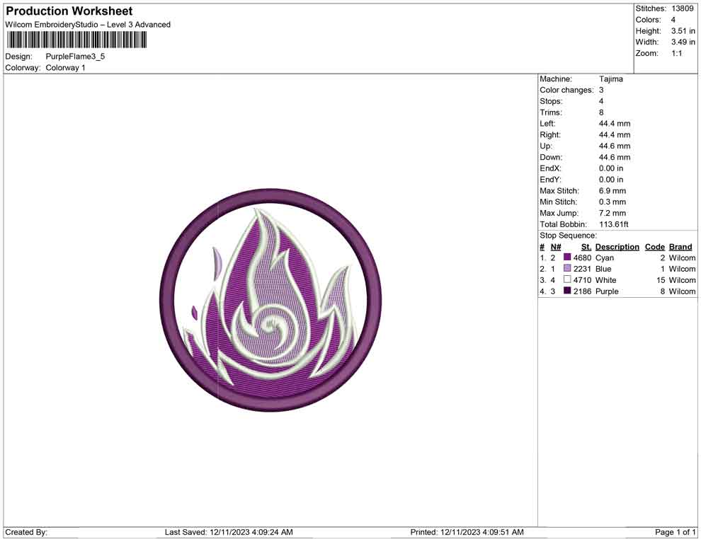Purple Flame