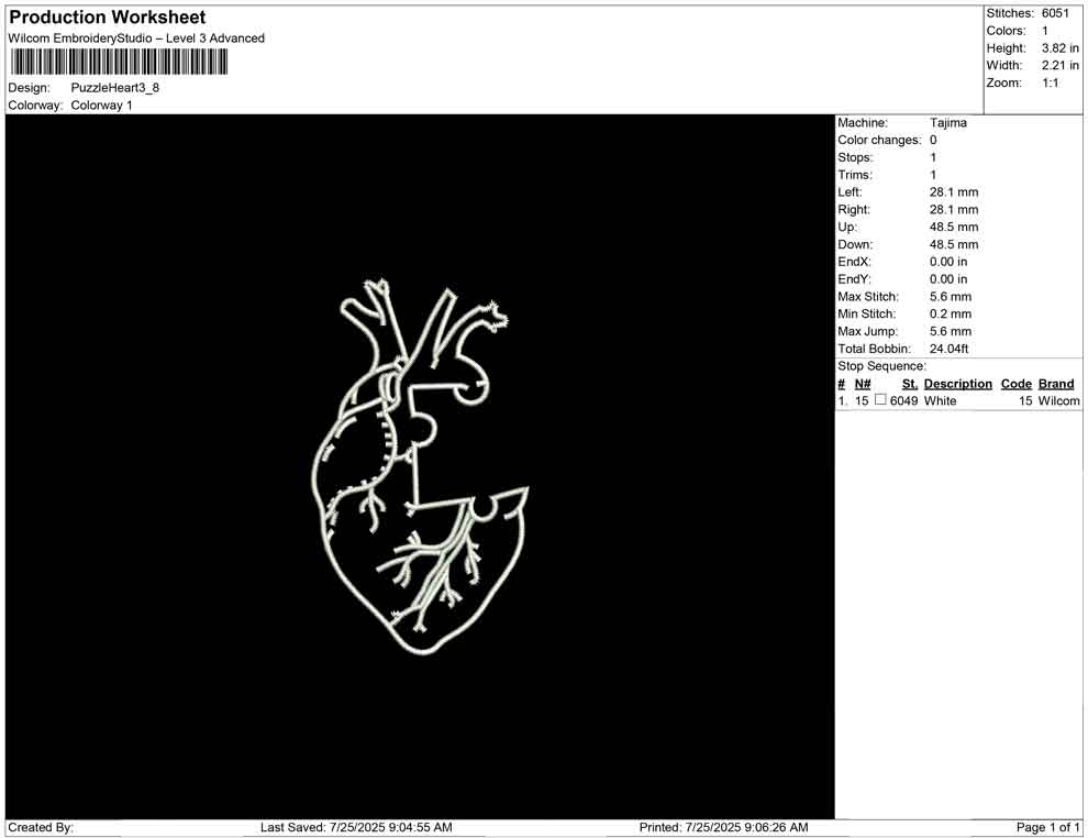 Puzzle Heart B