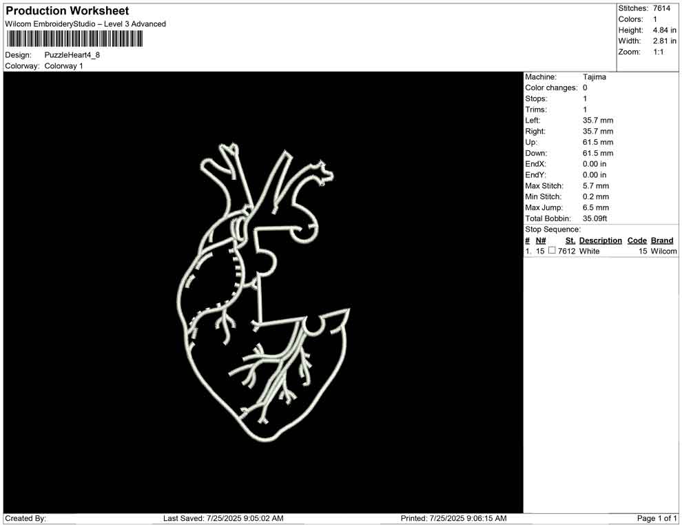 Puzzle Heart B