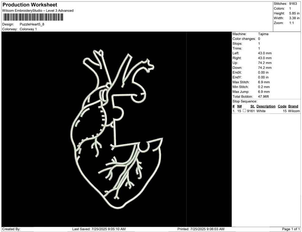 Puzzle Heart B