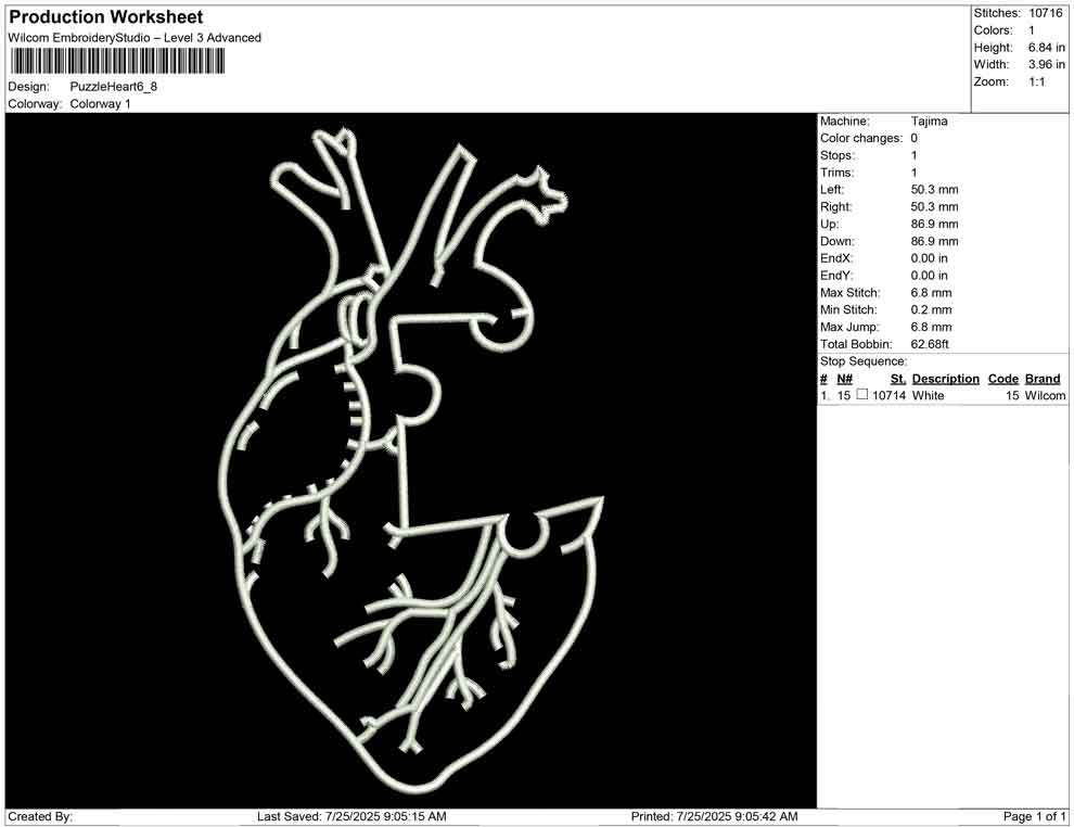 Puzzle Heart B
