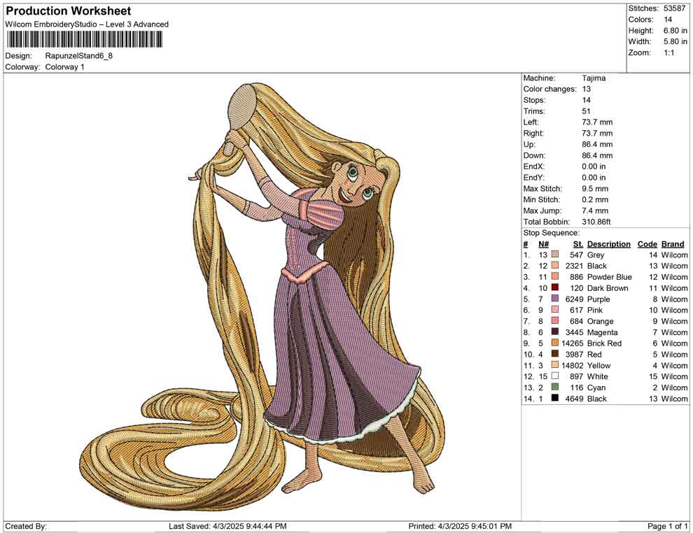 Rapunzel Stand