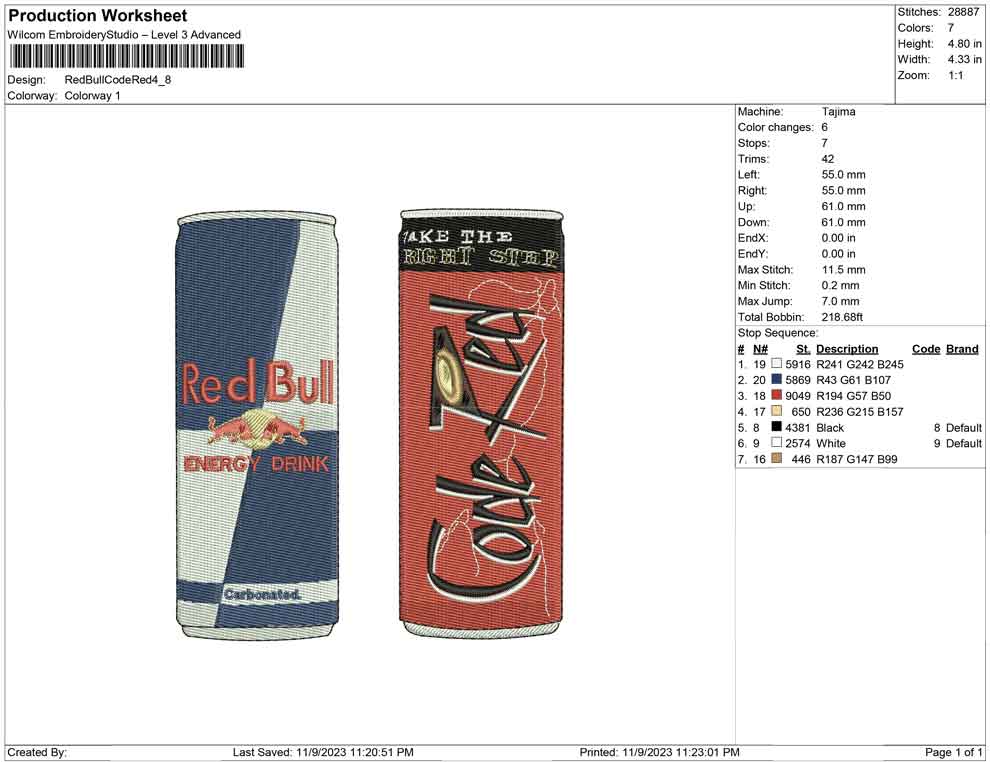Red bull and codered bottles