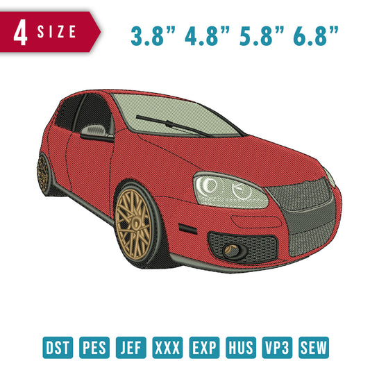 Red Car Beside