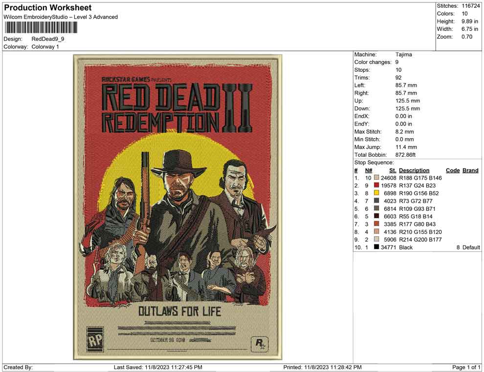Read dead II