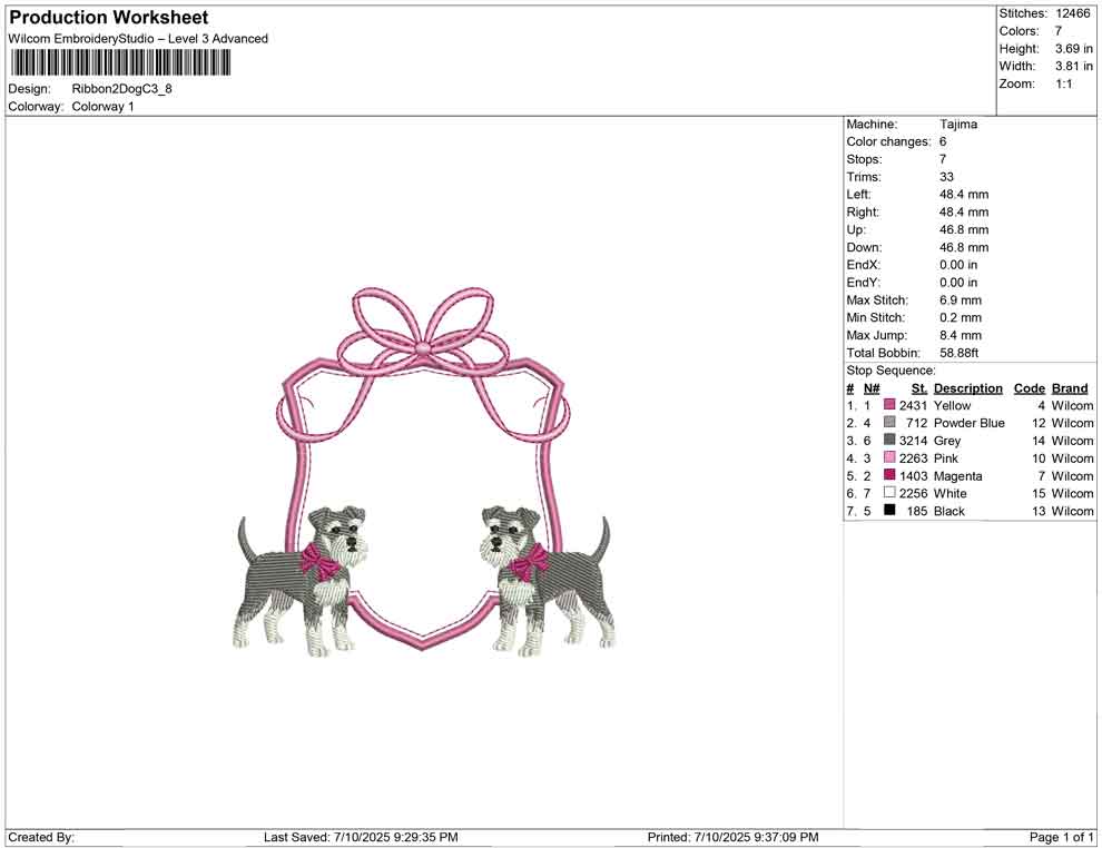 Ribbon 2 Dog C