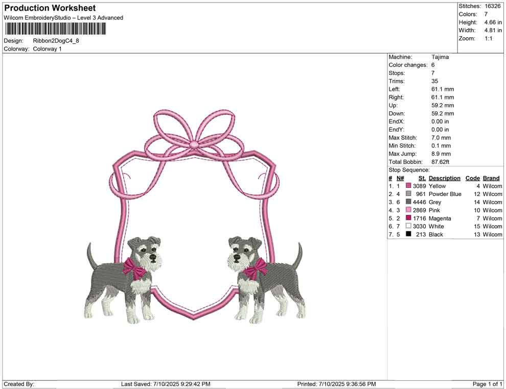 Ribbon 2 Dog C