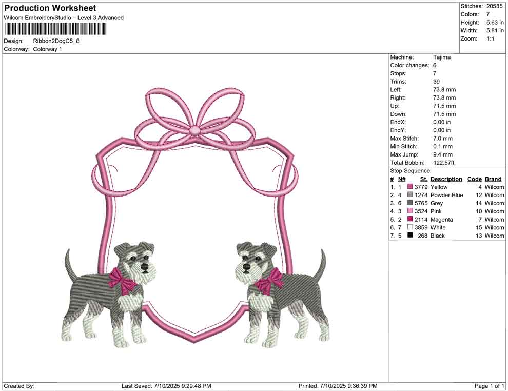 Ribbon 2 Dog C