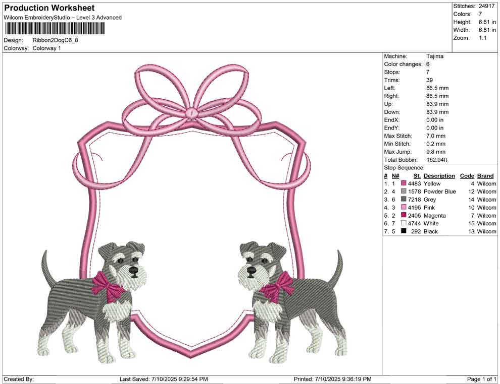 Ribbon 2 Dog C