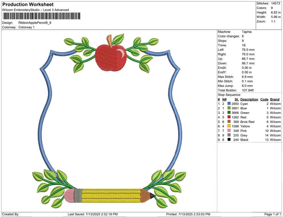 Ribbon Apple Pencil
