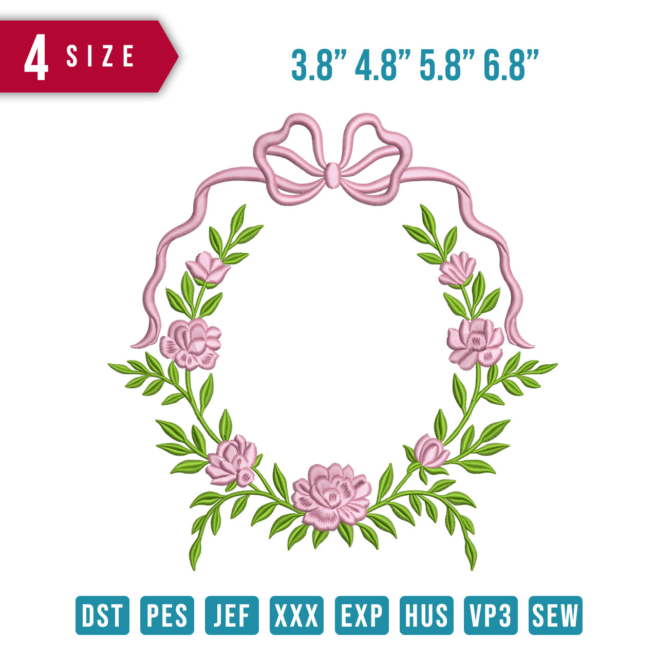 Ribbon Flower Framing