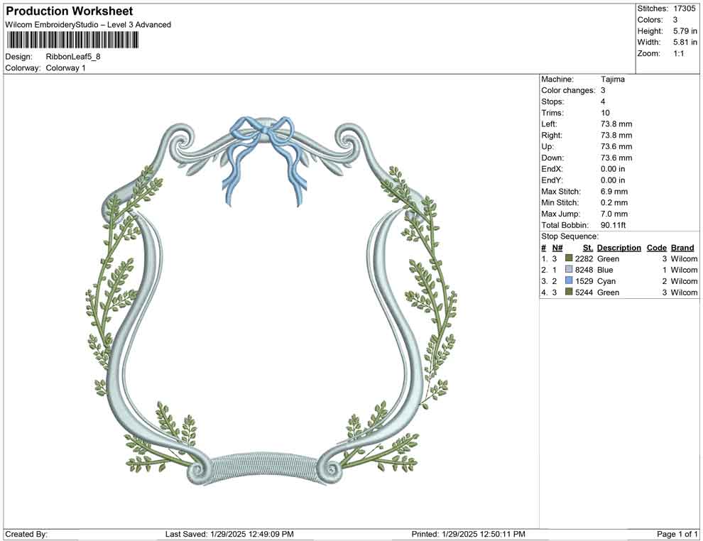 Ribbon Leaf