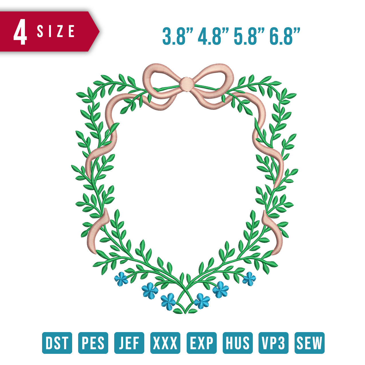 Ribbon Leaf Framing