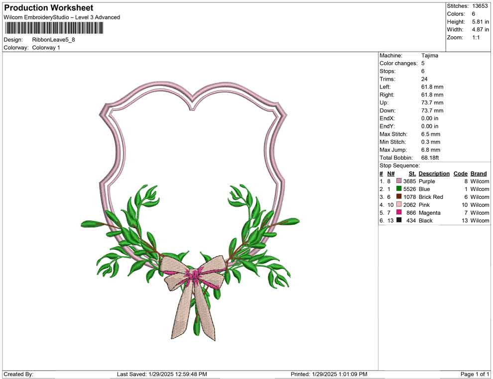 Ribbon Leave