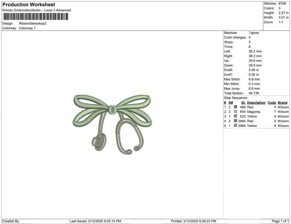 Ribbon Stetoskop