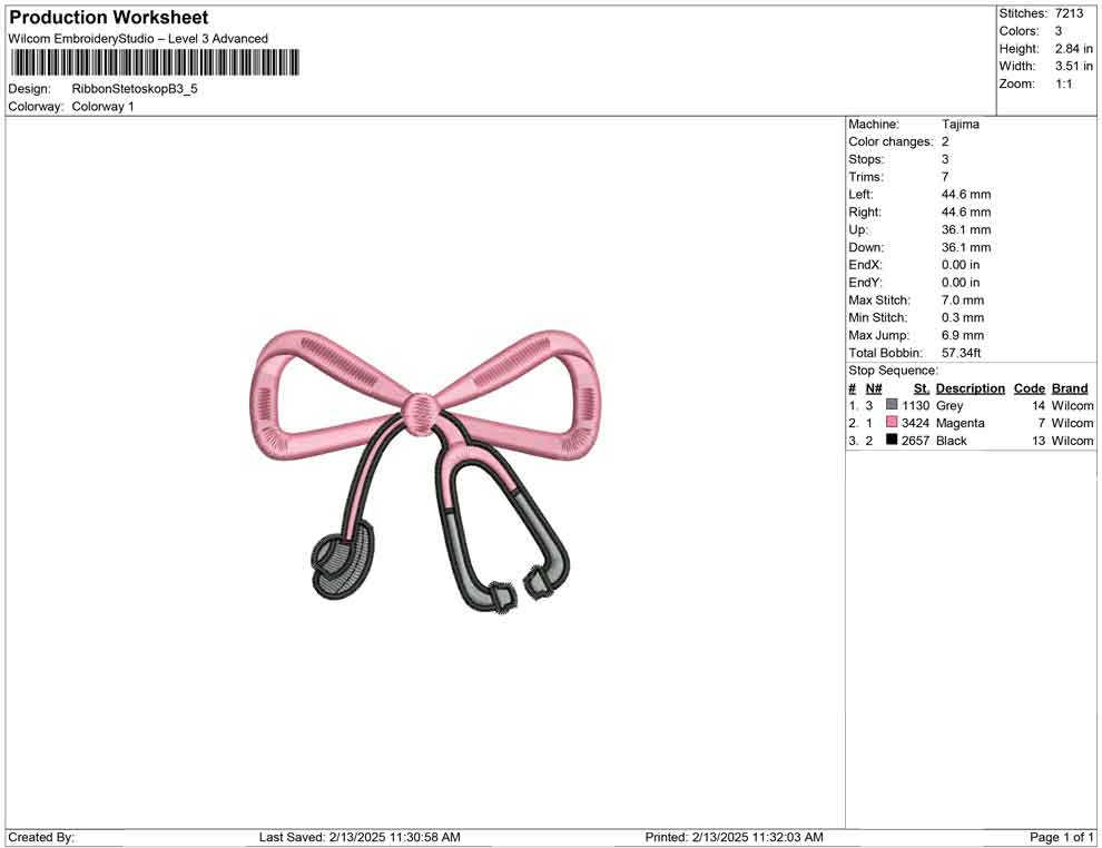 Ribbon Stetoskop B