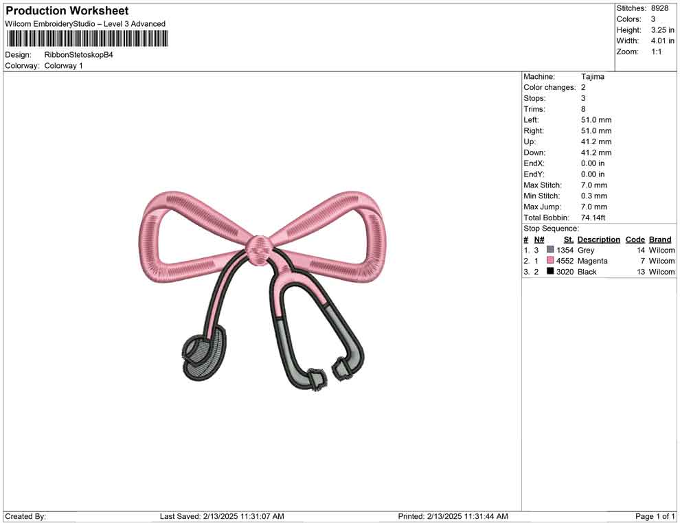 Ribbon Stetoskop B