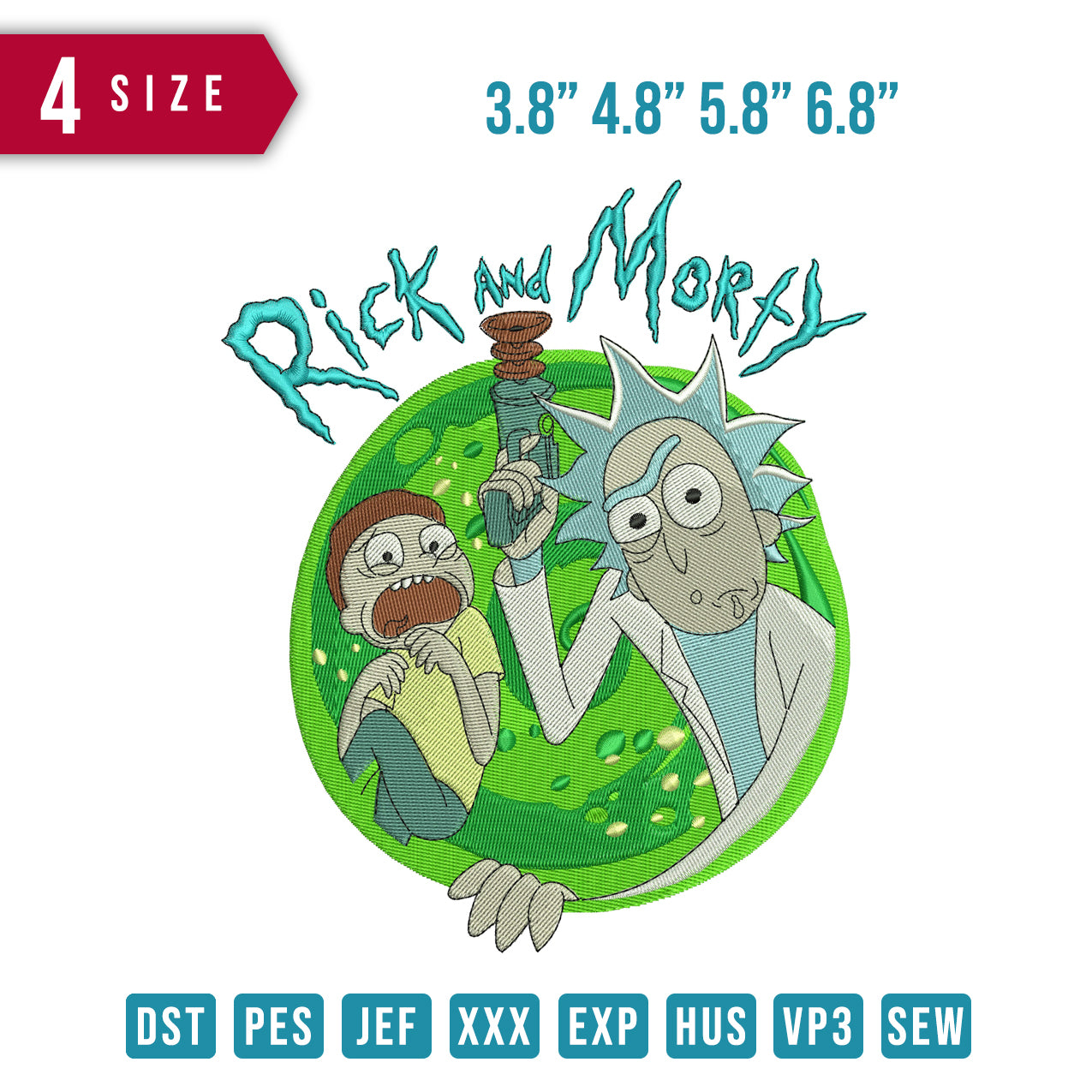 Rick and Morty with the gun